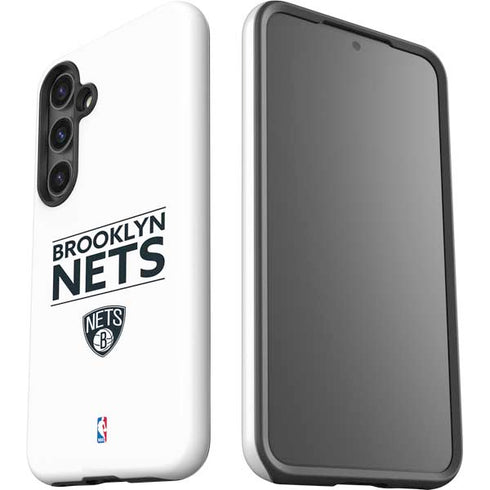 NBA Brooklyn Nets Standard - White Galaxy S24 Impact Case