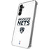 NBA Brooklyn Nets Standard - White Galaxy S24 Plus Clear Case