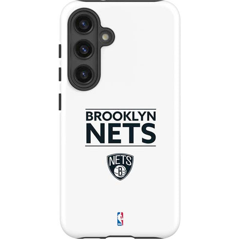 NBA Brooklyn Nets Standard - White Galaxy S24 Plus Impact Case