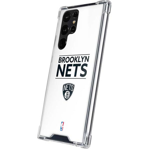 NBA Brooklyn Nets Standard - White Galaxy S24 Ultra Clear Case