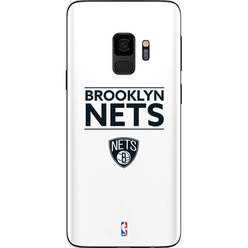 NBA Brooklyn Nets Standard - White Galaxy S9 Skin