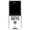 NBA Brooklyn Nets Standard - White Galaxy Z Flip5 5G Clear Case