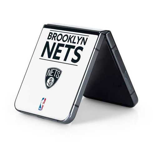 NBA Brooklyn Nets Standard - White Galaxy Z Flip5 5G Skin