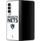 NBA Brooklyn Nets Standard - White Galaxy Z Fold3 5G Skin