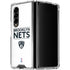 NBA Brooklyn Nets Standard - White Galaxy Z Fold4 5G Clear Case