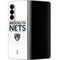 NBA Brooklyn Nets Standard - White Galaxy Z Fold4 5G Skin