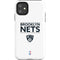 NBA Brooklyn Nets Standard - White iPhone 11 Impact Case