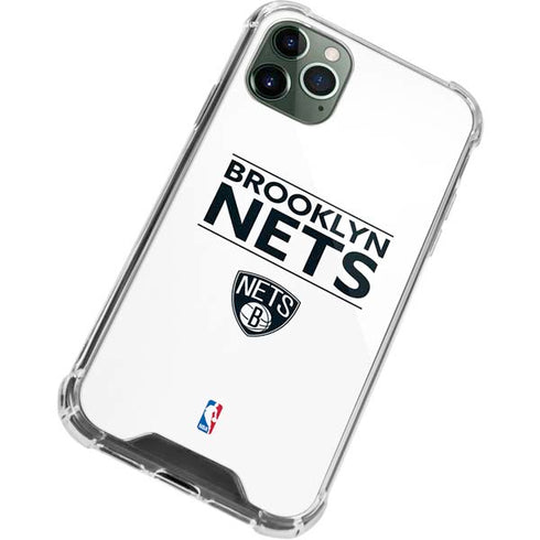 NBA Brooklyn Nets Standard - White iPhone 11 Pro Max Clear Case