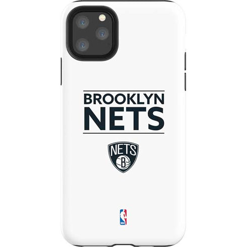 NBA Brooklyn Nets Standard - White iPhone 11 Pro Max Impact Case