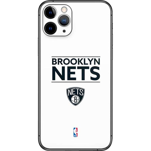 NBA Brooklyn Nets Standard - White iPhone 11 Pro Skin