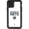 NBA Brooklyn Nets Standard - White iPhone 11 Pro Waterproof Case