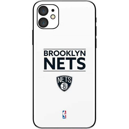 NBA Brooklyn Nets Standard - White iPhone 11 Skin