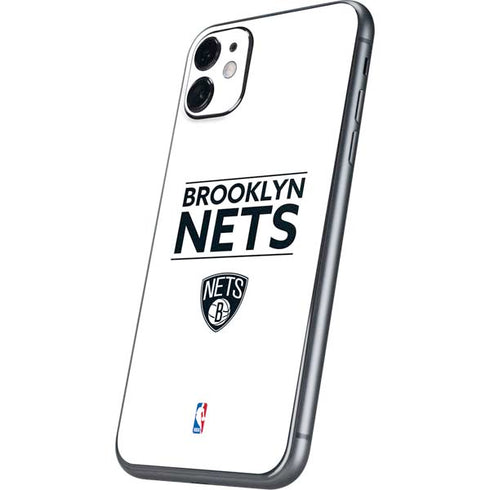 NBA Brooklyn Nets Standard - White iPhone 11 Skin
