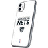 NBA Brooklyn Nets Standard - White iPhone 11 Skin