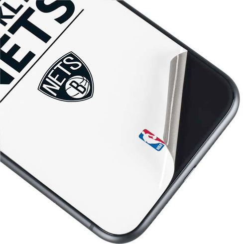 NBA Brooklyn Nets Standard - White iPhone 11 Skin