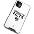NBA Brooklyn Nets Standard - White iPhone 12 Clear Case