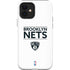 NBA Brooklyn Nets Standard - White iPhone 12 Impact Case