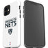 NBA Brooklyn Nets Standard - White iPhone 12 Impact Case