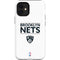NBA Brooklyn Nets Standard - White iPhone 12 Mini Impact Case