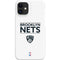 NBA Brooklyn Nets Standard - White iPhone 12 Mini Lite Case