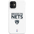 NBA Brooklyn Nets Standard - White iPhone 12 Mini Lite Case