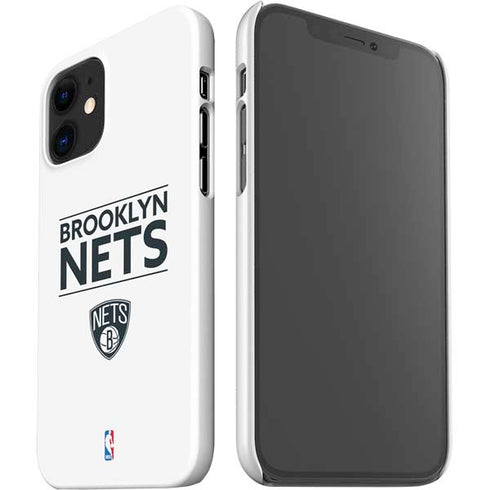 NBA Brooklyn Nets Standard - White iPhone 12 Mini Lite Case