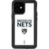 NBA Brooklyn Nets Standard - White iPhone 12 Mini Waterproof Case