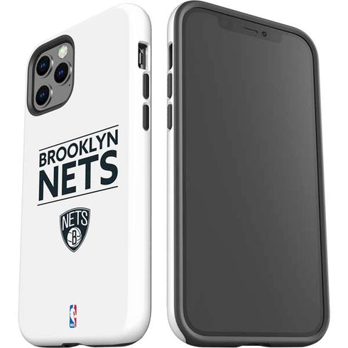 NBA Brooklyn Nets Standard - White iPhone 12 Pro Impact Case