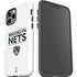 NBA Brooklyn Nets Standard - White iPhone 12 Pro Impact Case