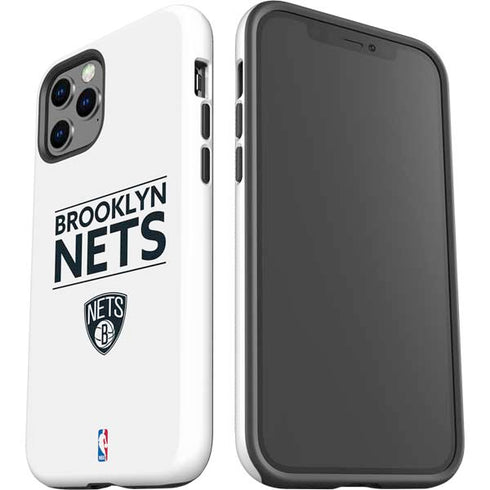 NBA Brooklyn Nets Standard - White iPhone 12 Pro Max Impact Case