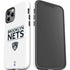 NBA Brooklyn Nets Standard - White iPhone 12 Pro Max Impact Case