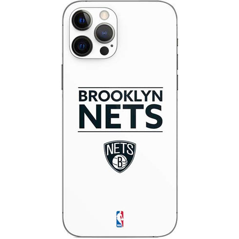NBA Brooklyn Nets Standard - White iPhone 12 Pro Skin