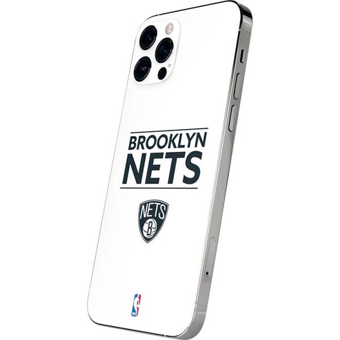 NBA Brooklyn Nets Standard - White iPhone 12 Pro Skin