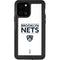 NBA Brooklyn Nets Standard - White iPhone 12 Pro Waterproof Case