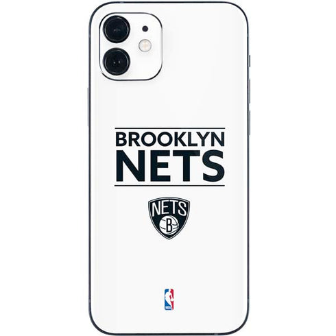 NBA Brooklyn Nets Standard - White iPhone 12 Skin