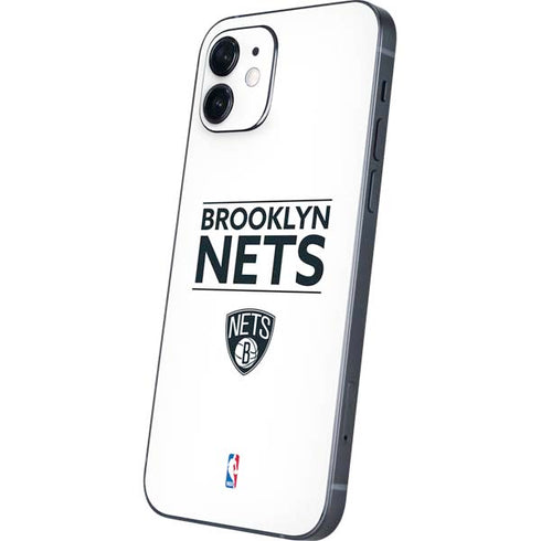 NBA Brooklyn Nets Standard - White iPhone 12 Skin