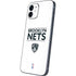NBA Brooklyn Nets Standard - White iPhone 12 Skin