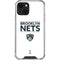 NBA Brooklyn Nets Standard - White iPhone 13 Mini Clear Case