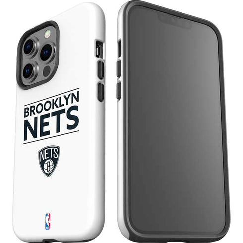 NBA Brooklyn Nets Standard - White iPhone 13 Pro Impact Case