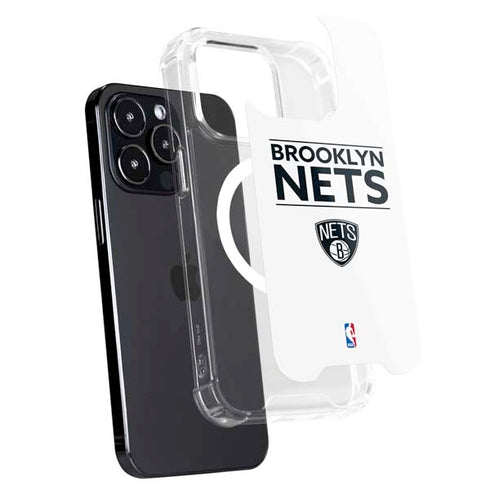 NBA Brooklyn Nets Standard - White iPhone 13 Pro MagSafe Case