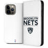 NBA Brooklyn Nets Standard - White iPhone 13 Pro Max Folio Case