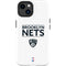 NBA Brooklyn Nets Standard - White iPhone 15 Plus Impact Case