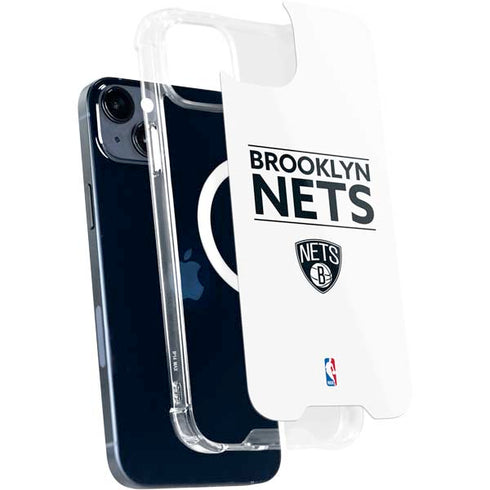 NBA Brooklyn Nets Standard - White iPhone 15 Plus MagSafe Case