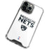 NBA Brooklyn Nets Standard - White iPhone 15 Pro Clear Case