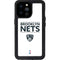 NBA Brooklyn Nets Standard - White iPhone 14 Pro Max Waterproof Case