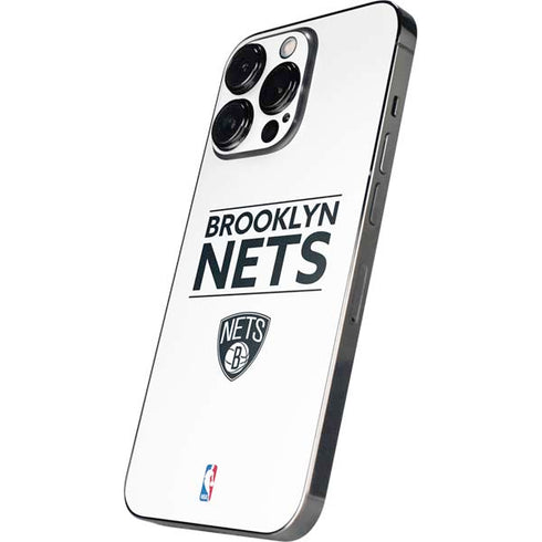 NBA Brooklyn Nets Standard - White iPhone 14 Pro Skin