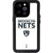 NBA Brooklyn Nets Standard - White iPhone 14 Pro Waterproof Case