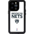 NBA Brooklyn Nets Standard - White iPhone 14 Pro Waterproof Case