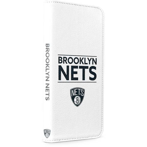 NBA Brooklyn Nets Standard - White iPhone 15 Pro Folio Case