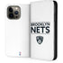 NBA Brooklyn Nets Standard - White iPhone 15 Pro Max Folio Case